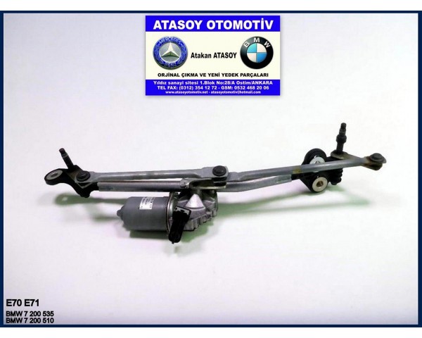 BMW E70 X5 SİLECEK MOTORU 7200535 7200510 4418700 4418698 7153733 7200535.0-01 7200510-01 7200510-03 4418700-01 - 7 200 535.0-01 - 405154 405058 - 405.154 13871901-1 61617200510 61614418698 61617153733